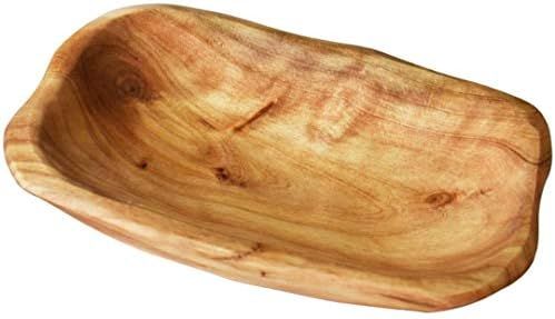 HIZBO MART Root Wood Serving Dish, Vintage Wooden ring dish, appetizer display, Hand Carved Artwo... | Amazon (US)