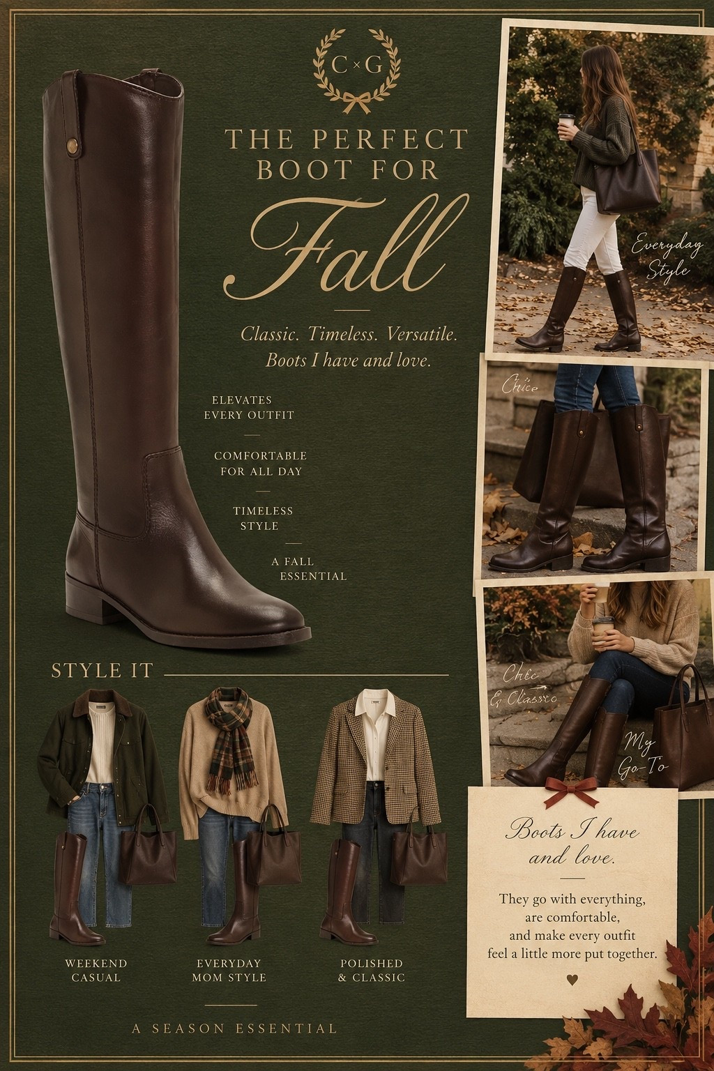 I have these boots and absolutely love them! Run tts. Fall boots, fall shoes, riding boots, classic fall boots. Glassalwaysfull

#LTKSeasonal #LTKTravel #LTKOver40