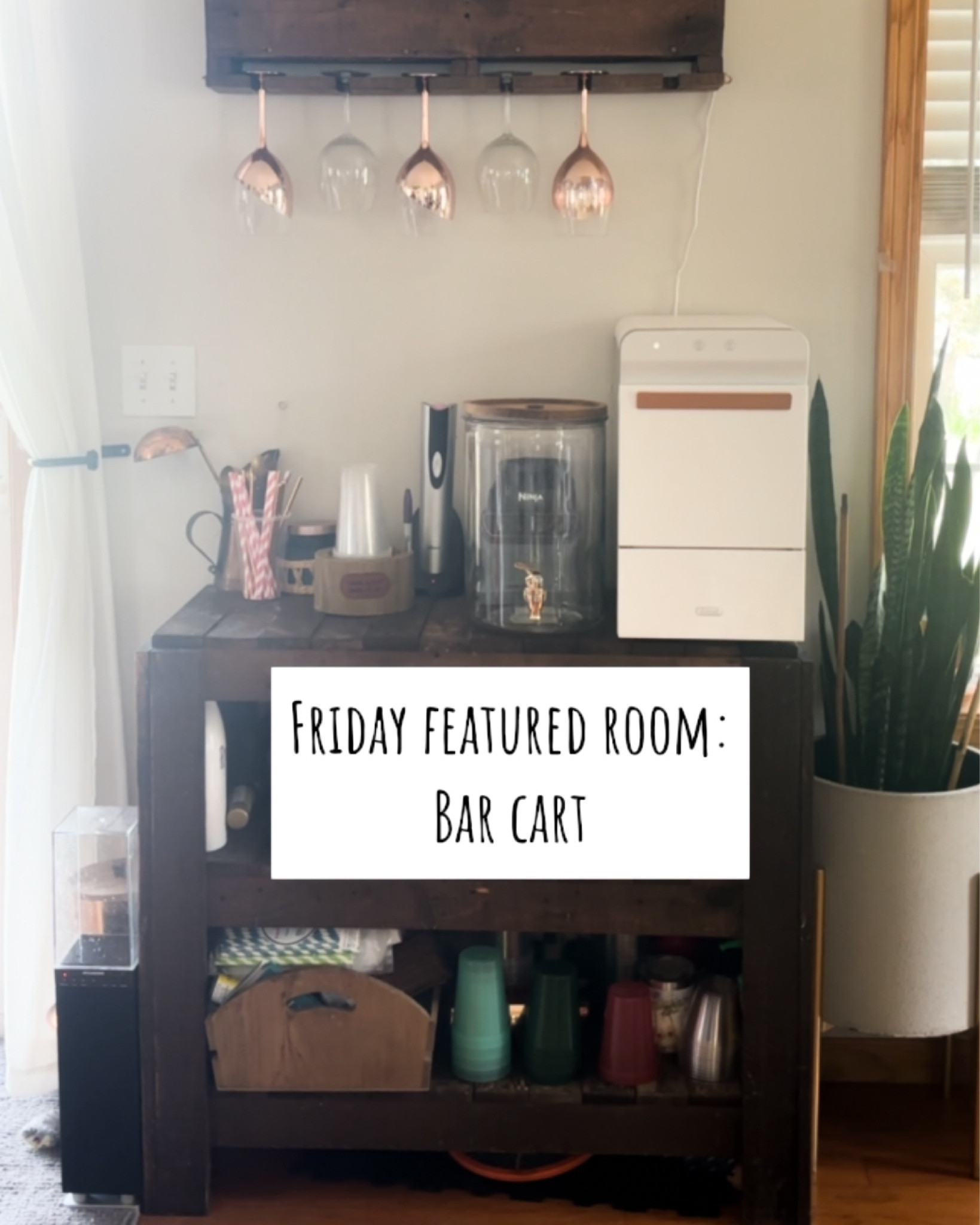 Friday featured room bar cart- summer source for the cold drinks

#LTKHome