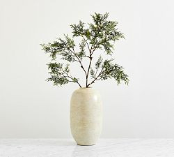Faux Lit Juniper Berry Branch | Pottery Barn (US)