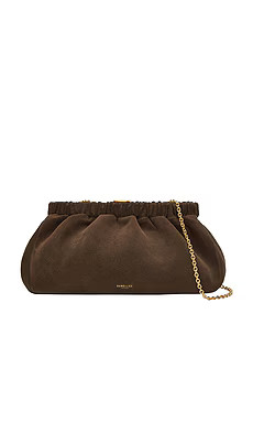 DeMellier London Miami Clutch in Mocha Suede & Mocha Smooth from Revolve.com | Revolve Clothing (Global)