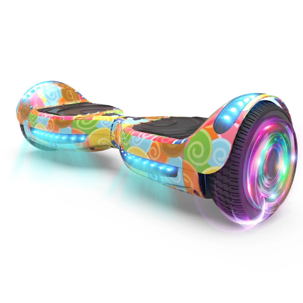 Hoverstar Flash Wheel Hoverboard 6.5 In., Bluetooth Speaker with LED Light, Self Balancing Wheel ... | Walmart (US)
