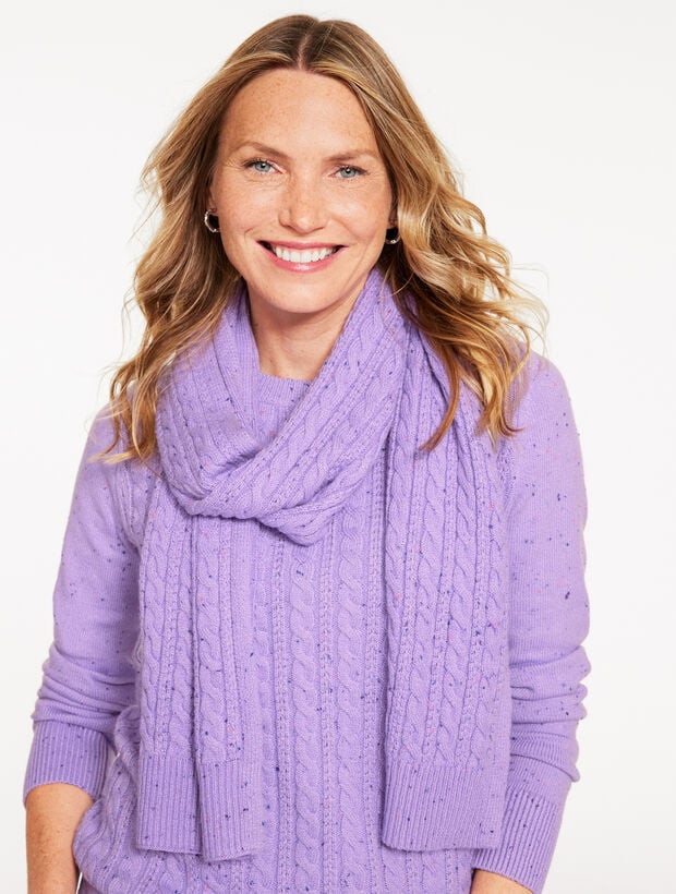 Tweed Knit Scarf | Talbots