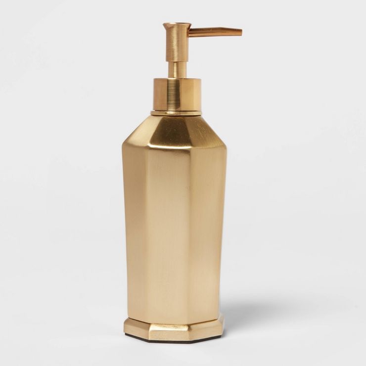 Solid Soap Pump Faceted Gold - Threshold™ | Target