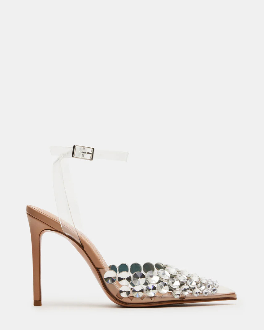 TINSEL Clear Pointed Toe Heel | Women's Heels | Steve Madden (US)