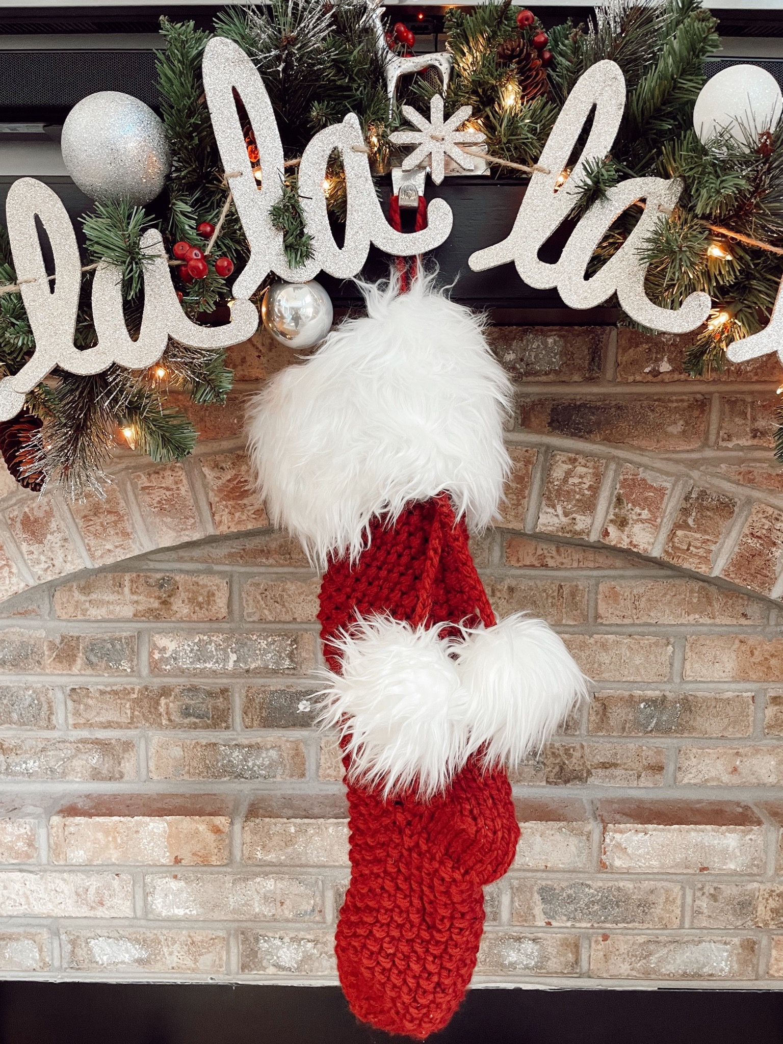 Mantle Details - similar stocking linked! Our stocking hooks are from @potterybarn & we love them!

#LTKHoliday #LTKfindsunder50 #LTKSeasonal