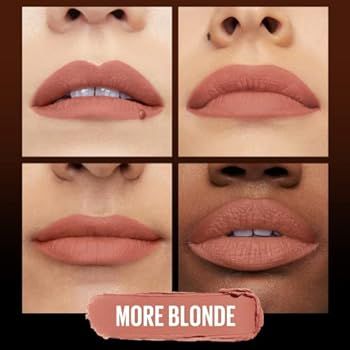 Maybelline New York Color Sensational Ultimatte Neo-Neutrals Slim Lipstick, More Blonde | Amazon (US)