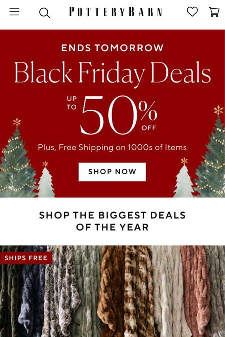 Up to 50% off at Pottery Barn through Saturday 11/25 👏🏽🎄♥️ pottery Barn home decor, pottery barn Christmas, Christmas home decor, pottery barn Black Friday. #blackfridaysales #cybermondaysales #potterybarn

#LTKsalealert #LTKhome #LTKCyberWeek