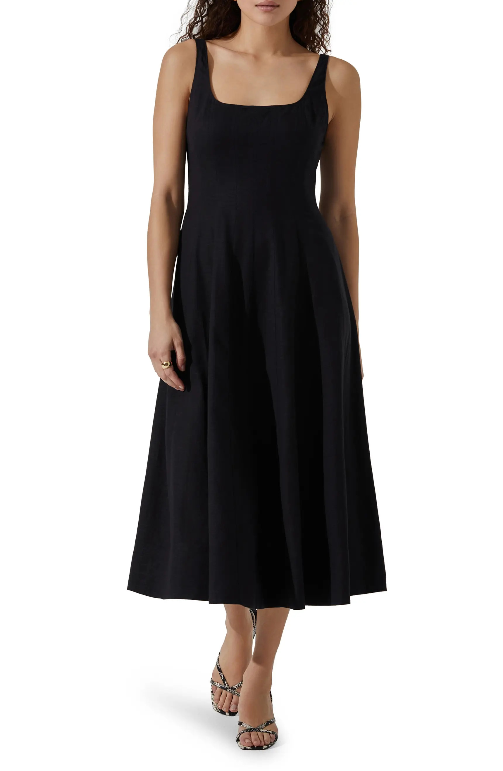 ASTR the Label Square Neck Midi Dress | Nordstromrack | Nordstrom Rack
