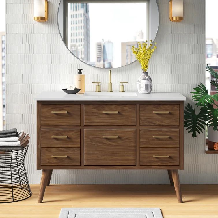 Burkley 48'' Single Bathroom Vanity Set | Wayfair North America