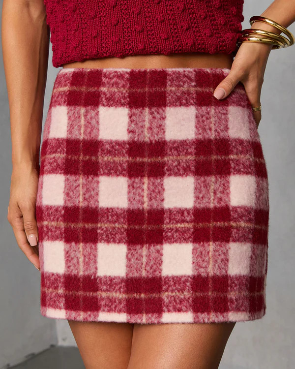 Imara Plaid Mini Skirt | VICI