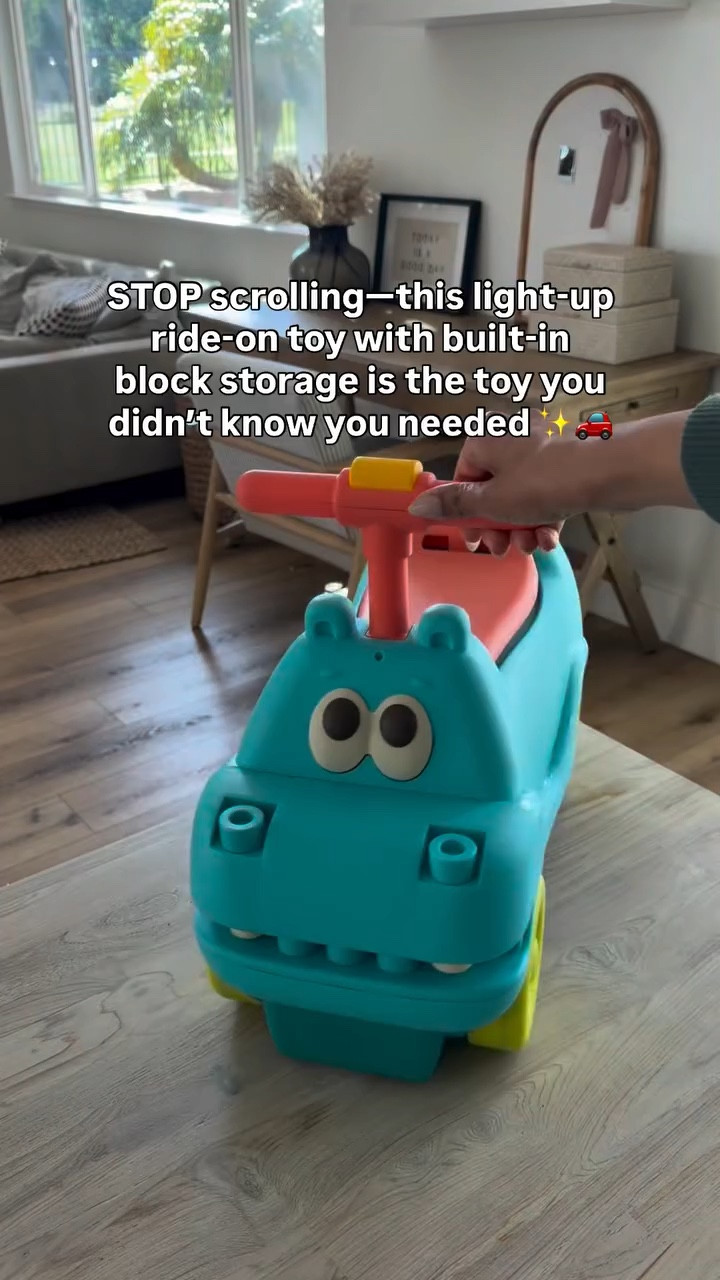 This is the kind of toy that actually keeps little ones busy 👏✨ A ride-on they can cruise on, light up for extra fun, and store their building blocks inside? Safe to say this one’s a win for busy toddlers and moms everywhere 🚗🧱💡 Save this for birthdays, holidays, or your next “I need something new to keep them entertained” moment.

#boymom #toddlertoys #kidstoys #toyfinds #giftideasforkids

#LTKKids #LTKBaby #LTKmomlife