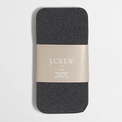 Heathered opaque tights | J.Crew Factory
