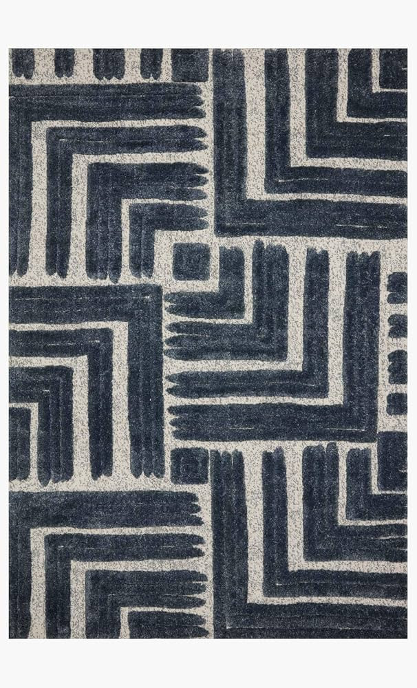 Loloi II Hagen Blue/White 6'-7" x 9'-2" Area Rug | Amazon (US)
