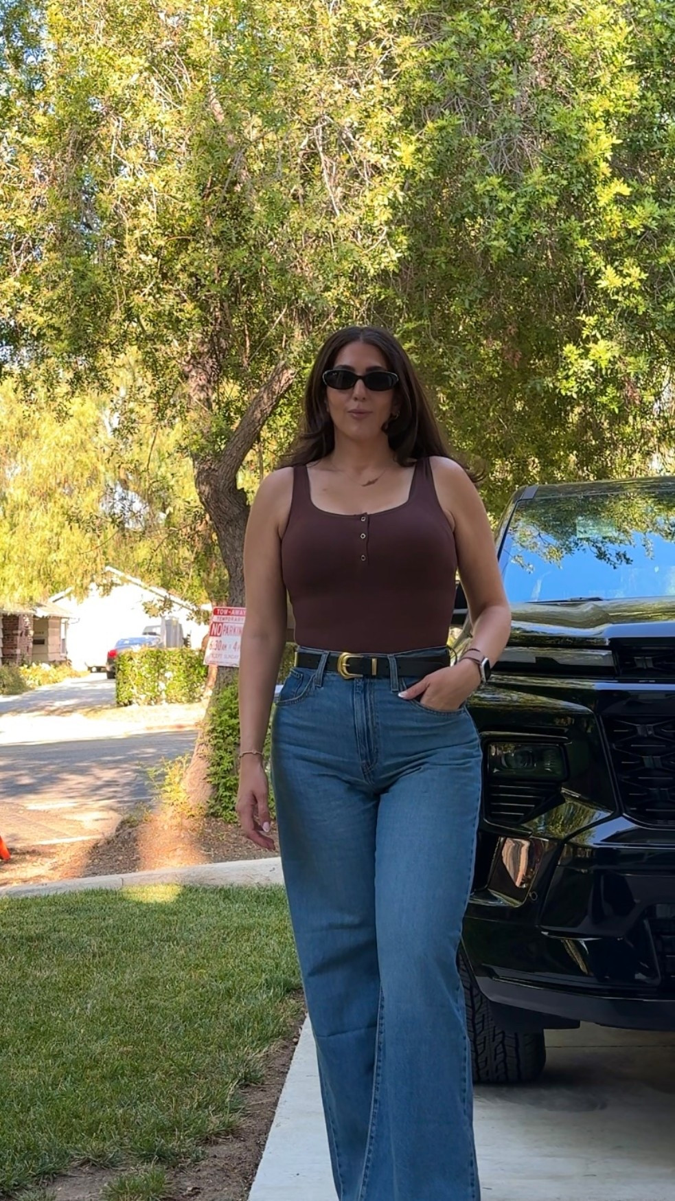 One of my fav outfits! The Levi’s jeans are super high waisted and have great tummy control❤️ the popilush bodysuit is compressive and buttery! 

#LTKStyleTip #LTKMidsize #LTKSummerEdit