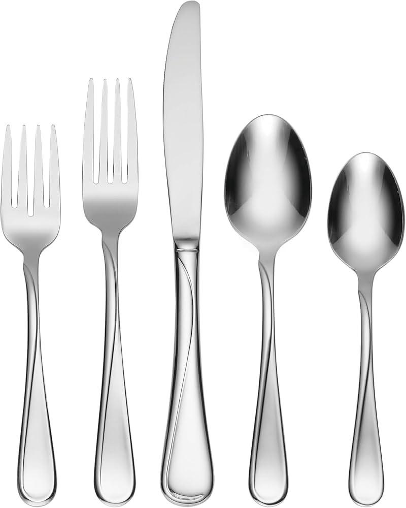 Oneida Flight 12-Piece Stainless Steel Flatware Set, Service for 4 | Amazon (US)