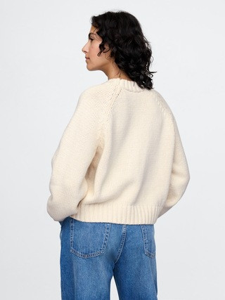 Relaxed Balloon-Sleeve Sweater | Gap (US)