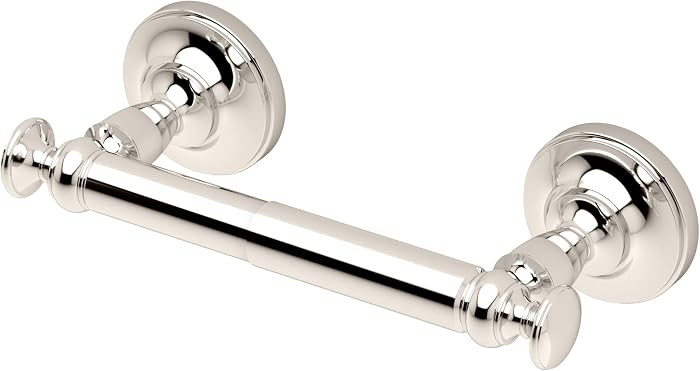 Gatco 4123B Tavern Toilet Paper Holder, Wall Mount Modern Roll Holder, for Bathroom, Polished Nic... | Amazon (US)