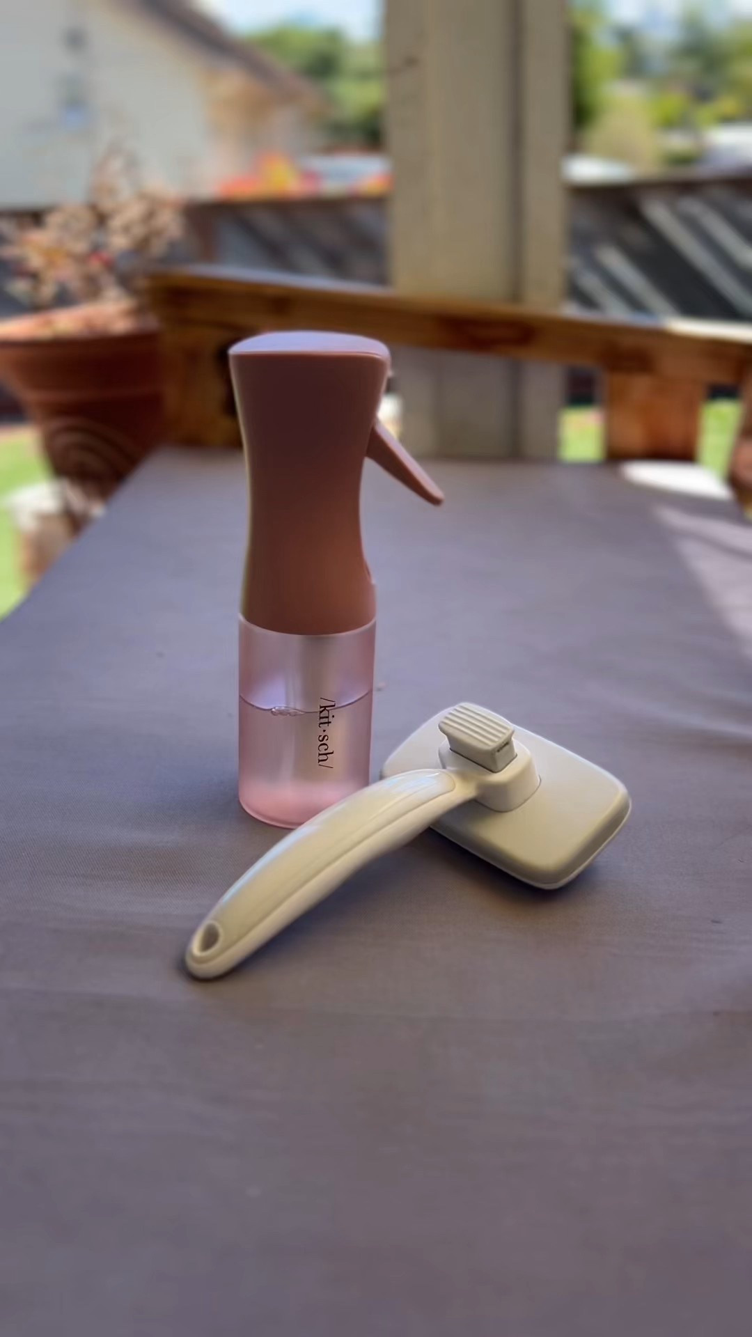 Dog grooming tools to help make pet grooming easier. I transferred the detangling spray solution into the Kitsch spray bottle. 

#LTKPets #LTKFindsUnder50