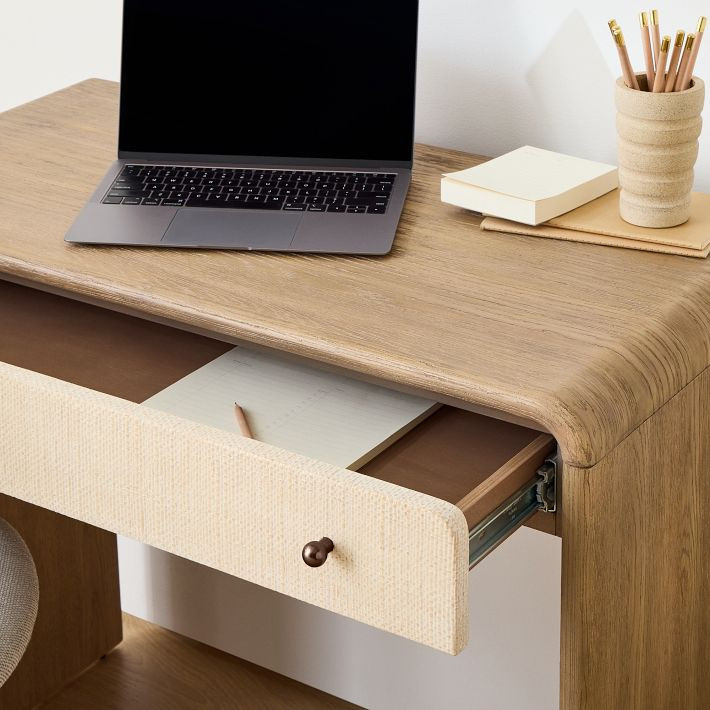 Modern Waterfall Mini Desk (36") | West Elm (US)