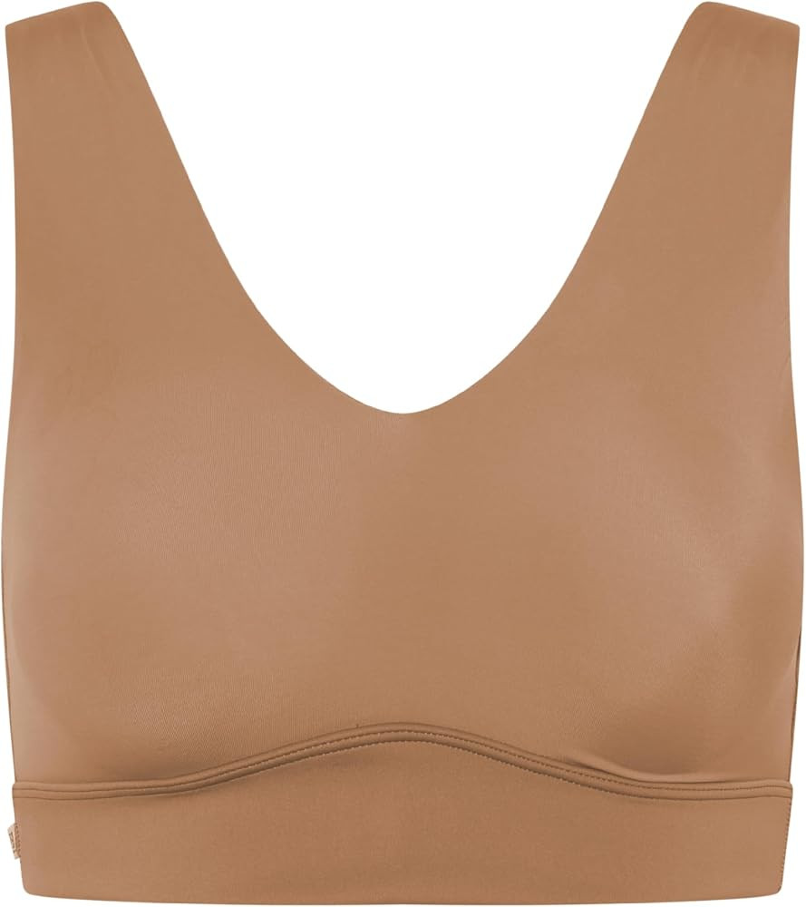 Bliss Bralette - Ultra-Soft and Lightweight V-Neck Bralette - Wireless Bras for Women | Amazon (US)