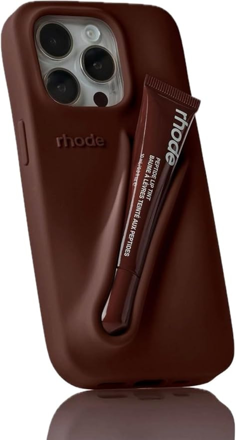 Rhode Phone Case and lipgloss included – Stylish Protective Cover in Multiple Colors – Peach,... | Amazon (UK)