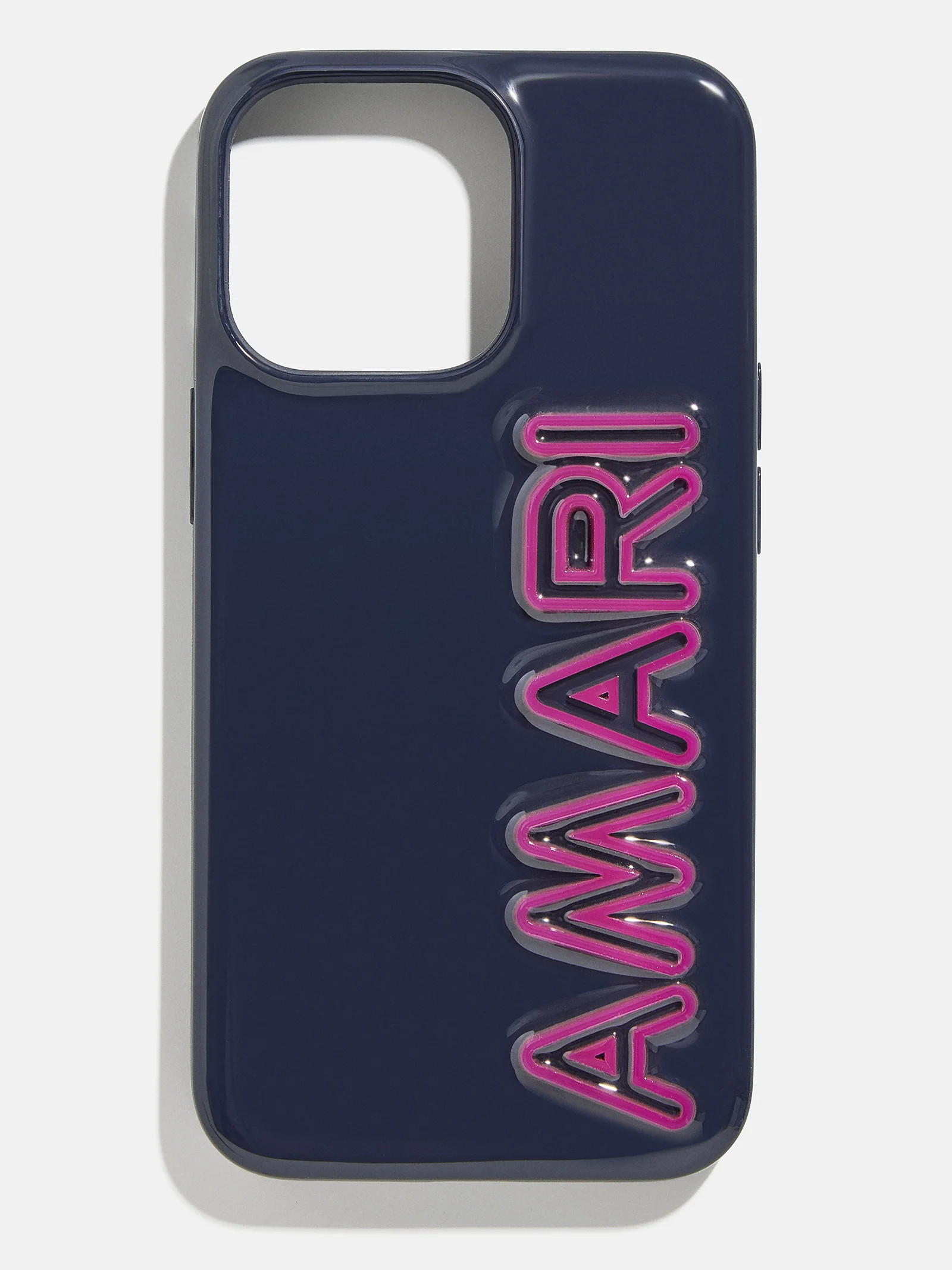 Fine Line Custom IPhone Case - Navy/Magenta | BaubleBar (US)