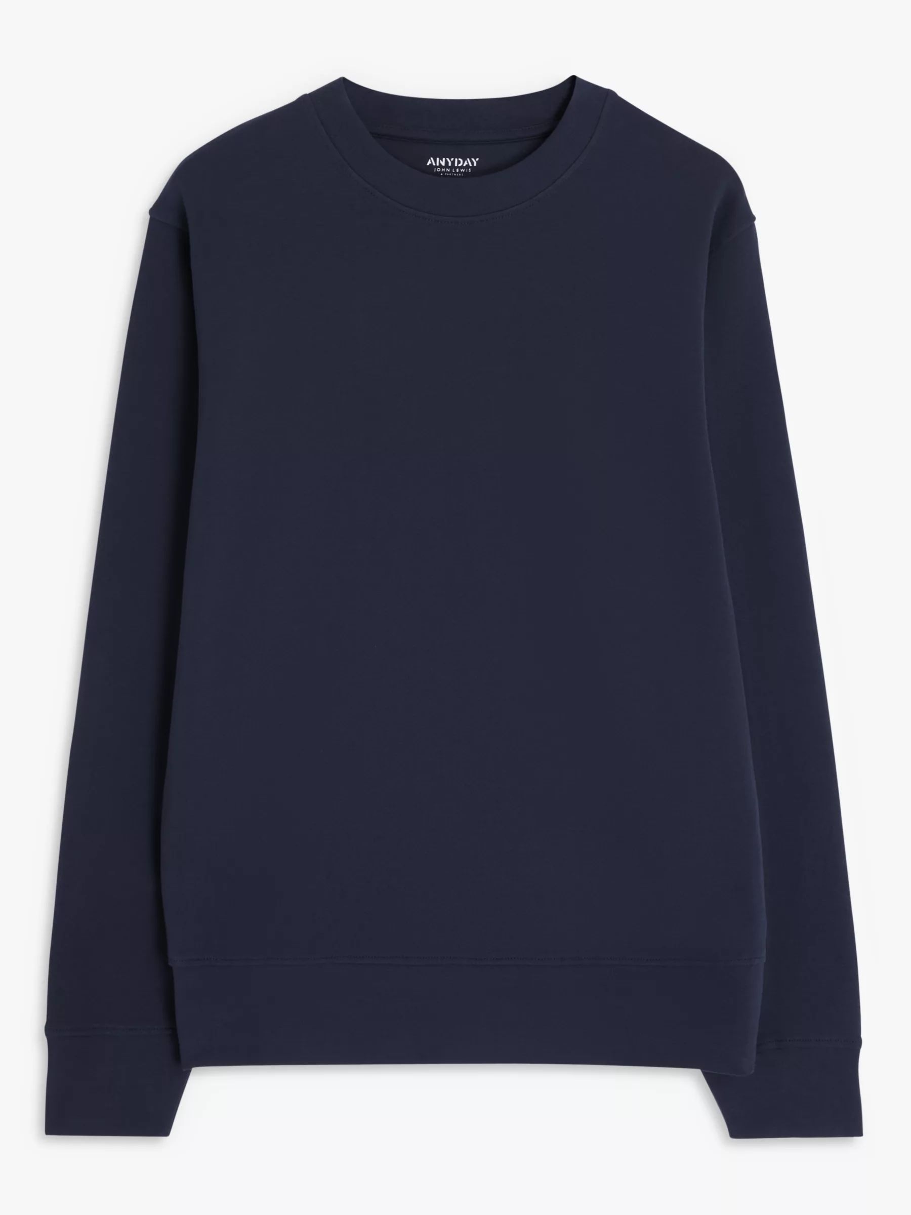 John Lewis ANYDAY Cotton Crew Neck Sweatshirt | John Lewis (UK)