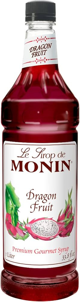 Monin - Dragon Fruit Syrup, Kiwi & Pear Flavor, Great for Cocktails, Sodas, Teas, & Culinary Crea... | Amazon (US)