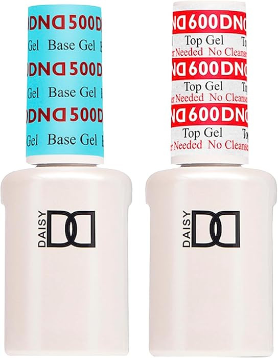 DND Base Gel and Top Gel Polish Set, UV/LED GelBase Polish and No Cleanse Top Coat, Professional ... | Amazon (US)