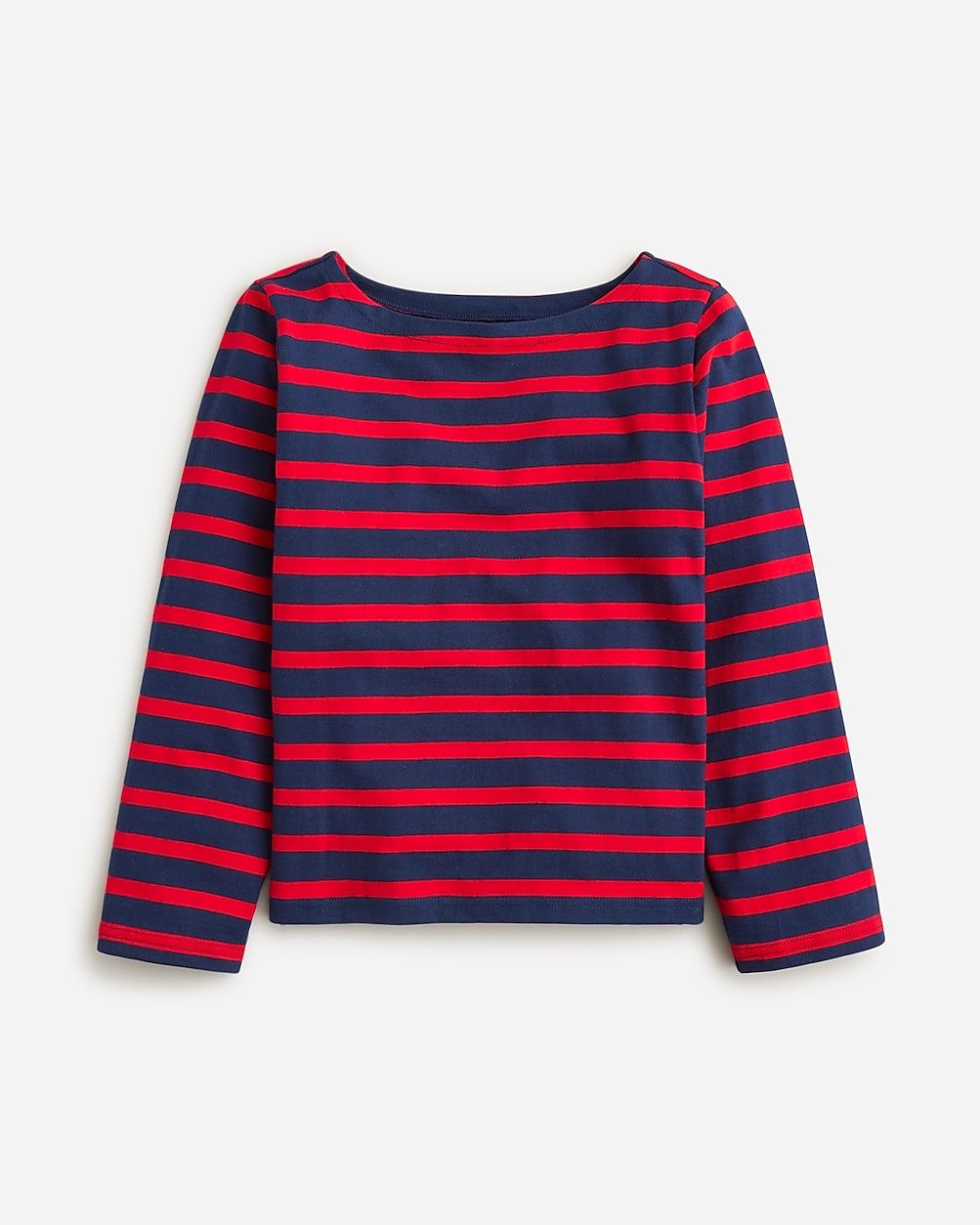 Classic mariner cloth boatneck T-shirt in stripe | J. Crew US