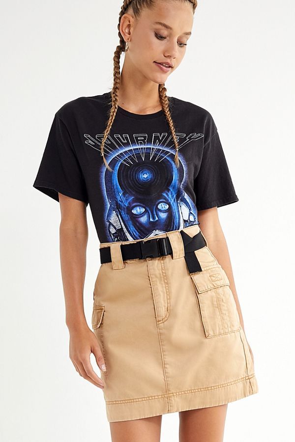 UO Mona Military Belted Skirt | Urban Outfitters (US and RoW)