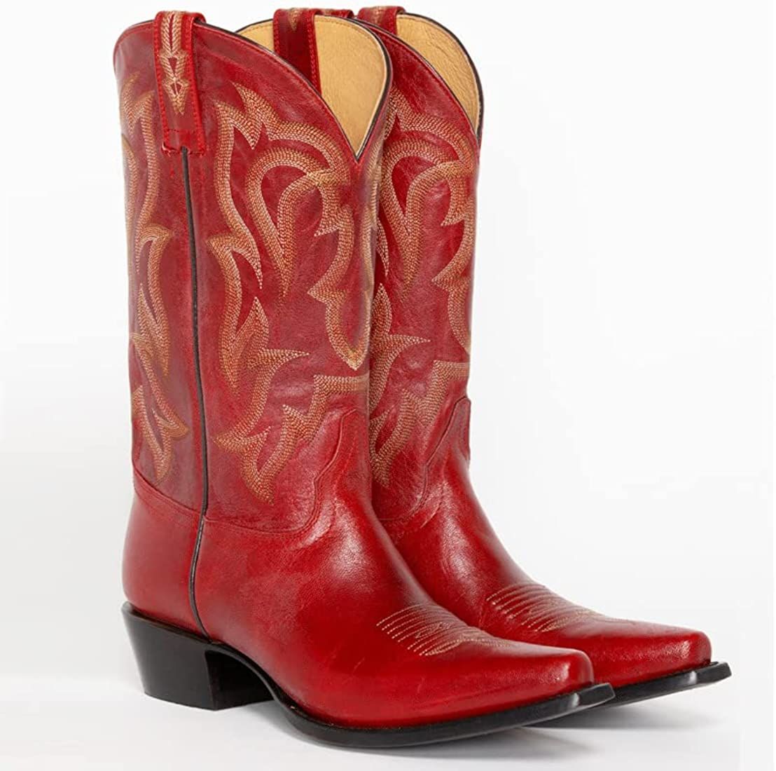 LISHAN Women's Western Boots Cowboy Cowgirl Boots | Amazon (US)