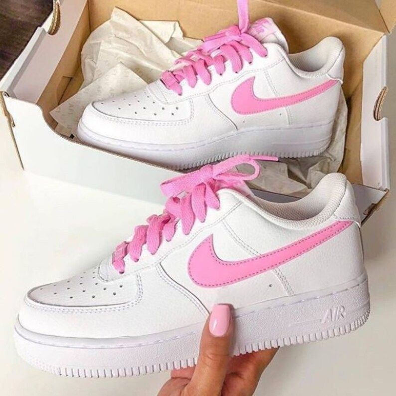 Custom Air Force 1 Baby Pink Unisex  Baby Pink Af1  Baby | Etsy Lebanon | Etsy ROW