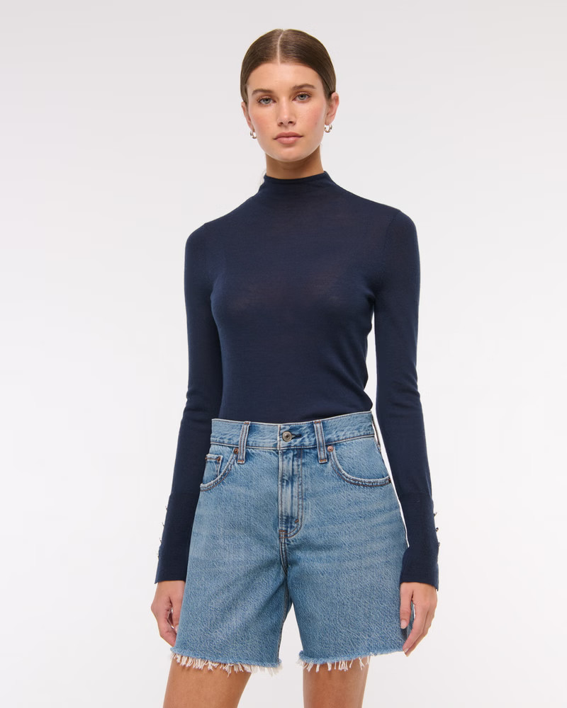 High Rise Loose Short | Abercrombie & Fitch (US)