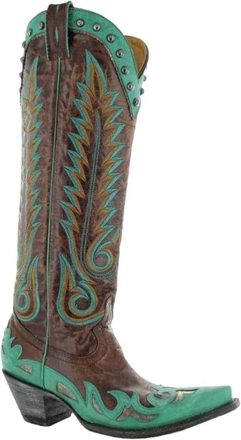 Ladies Nevada Heavier Brass Western Boot by Old Gringo | Amazon (US)