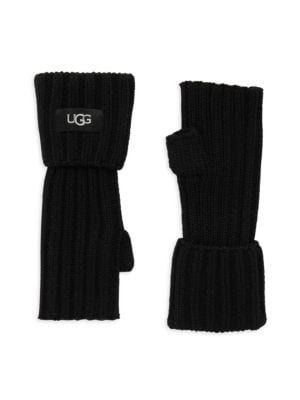 UGG Ribbed Fingerless Gloves on SALE | Saks OFF 5TH | Saks Fifth Avenue OFF 5TH