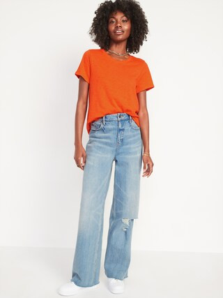 EveryWear Slub-Knit T-Shirt for Women | Old Navy (US)