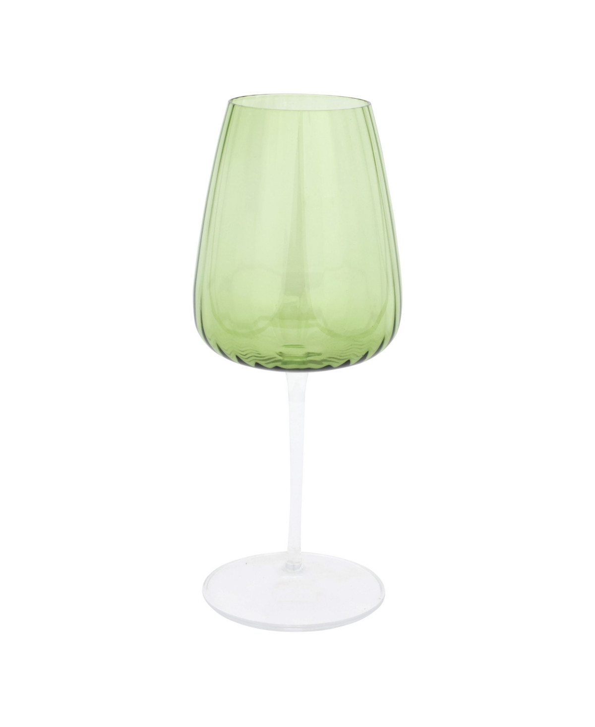 Vietri Francesca Wine Glass - Green | Macy's