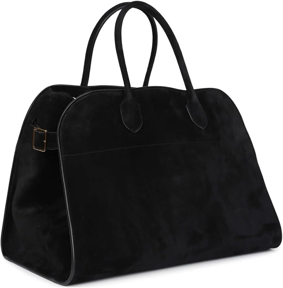 Soft Suede Satchels Bags for Women, Fashion Vintage Top-Handle Tote Bags,Large Capacity Casual Ho... | Amazon (US)