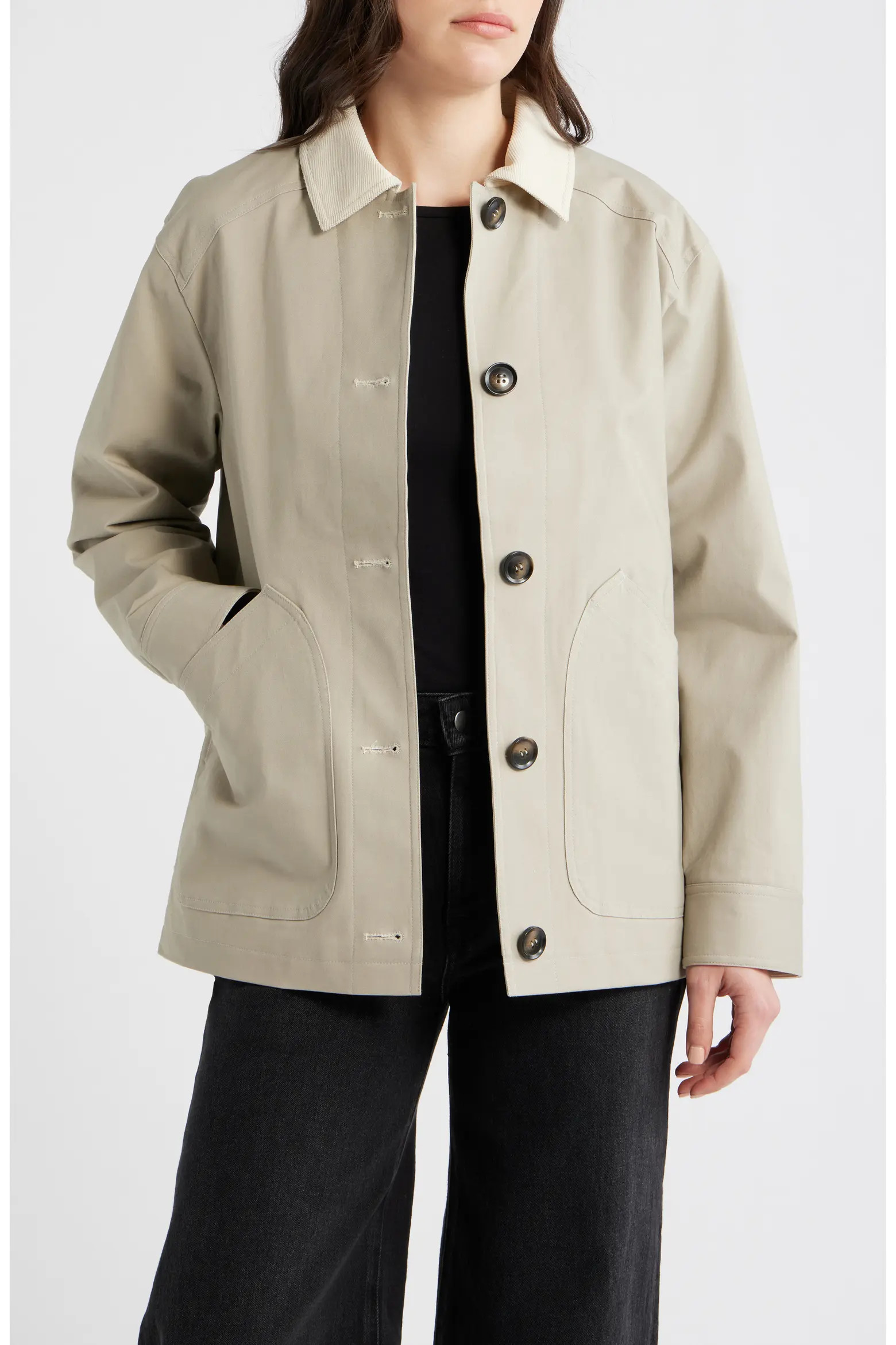 Cotton Stretch Twill Jacket (Women) | Nordstrom | Nordstrom