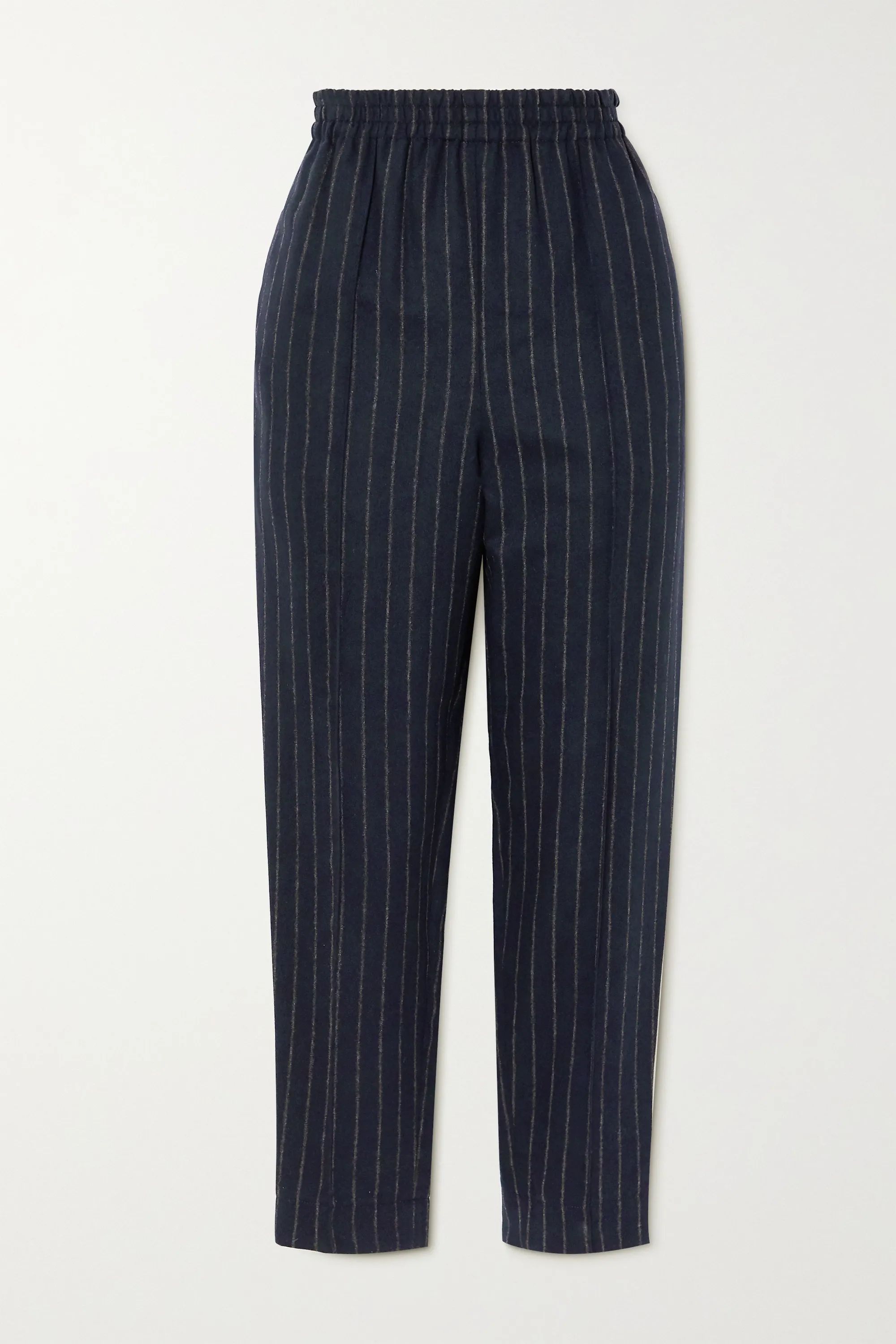Florah pinstriped woven tapered pants | NET-A-PORTER (UK & EU)