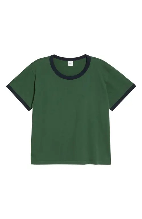 LESET Margo Ringer T-Shirt in Juniper/midnight at Nordstrom, Size Small | Nordstrom