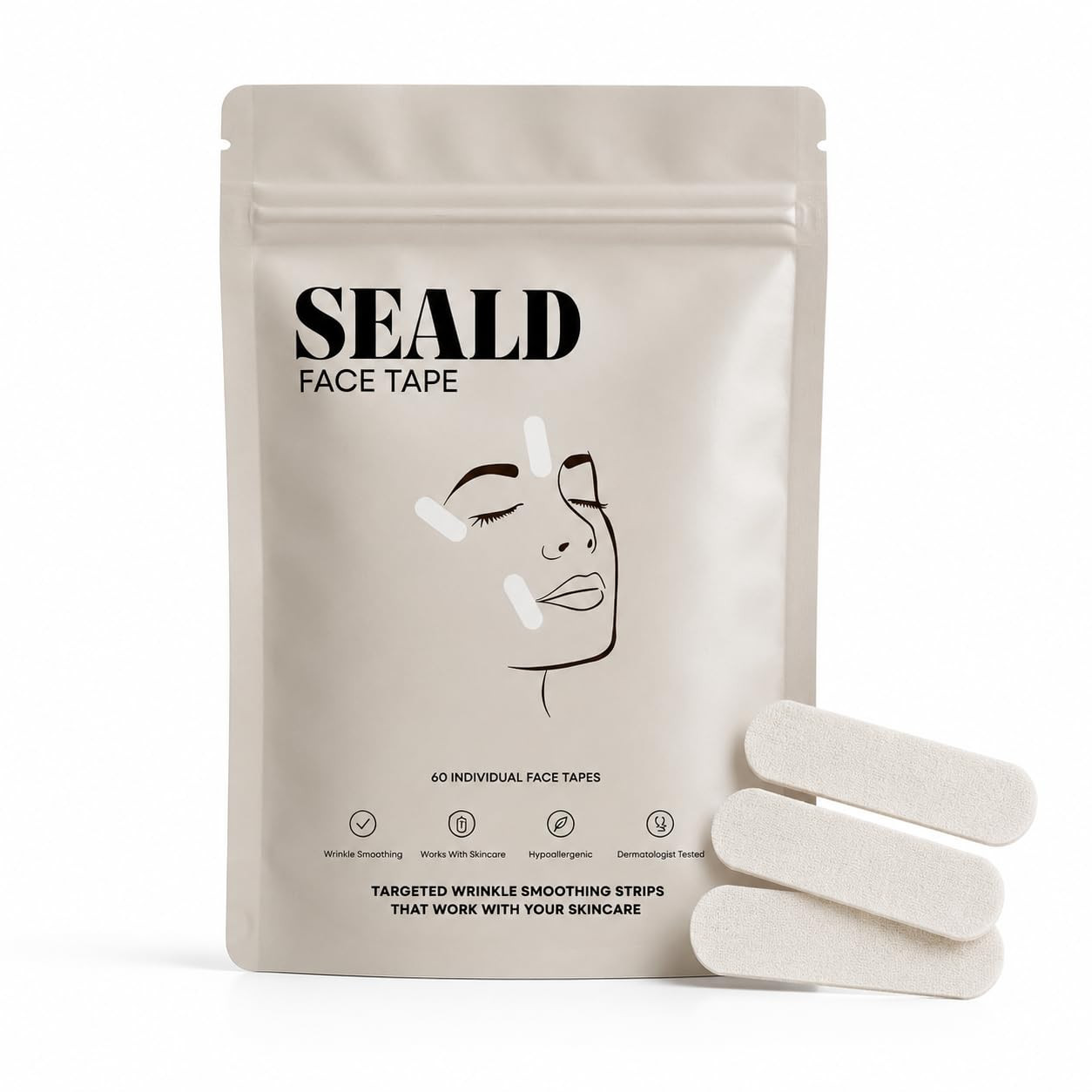 SEALD™ Face Tape Smoothing Strips | Amazon (US)