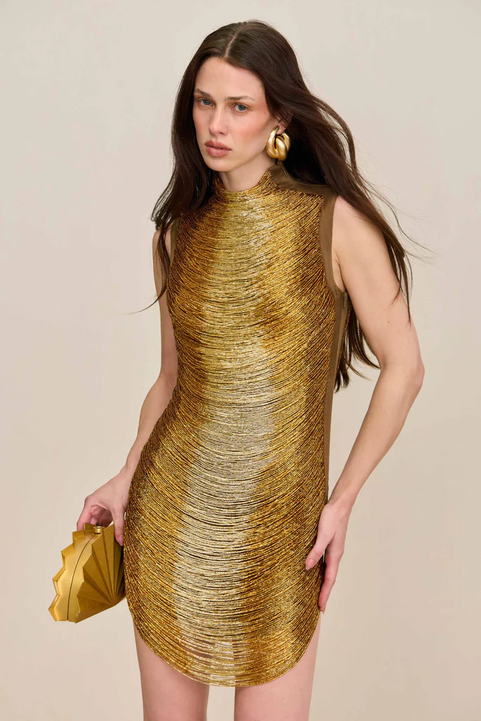KYMA DRESS - BRONZE | Cult Gaia - US