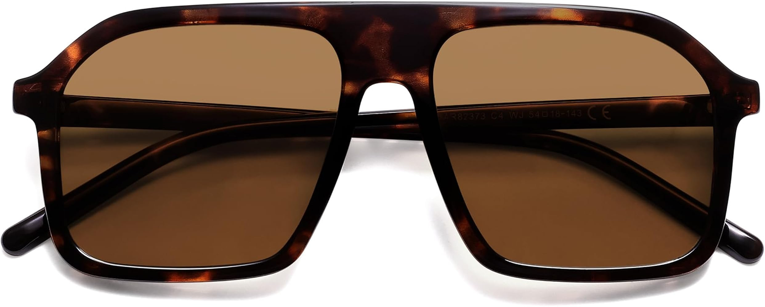 Polarized Aviator Sunglasses for Women Men,Retro 90s Square Shades UV400 AR82373 | Amazon (US)