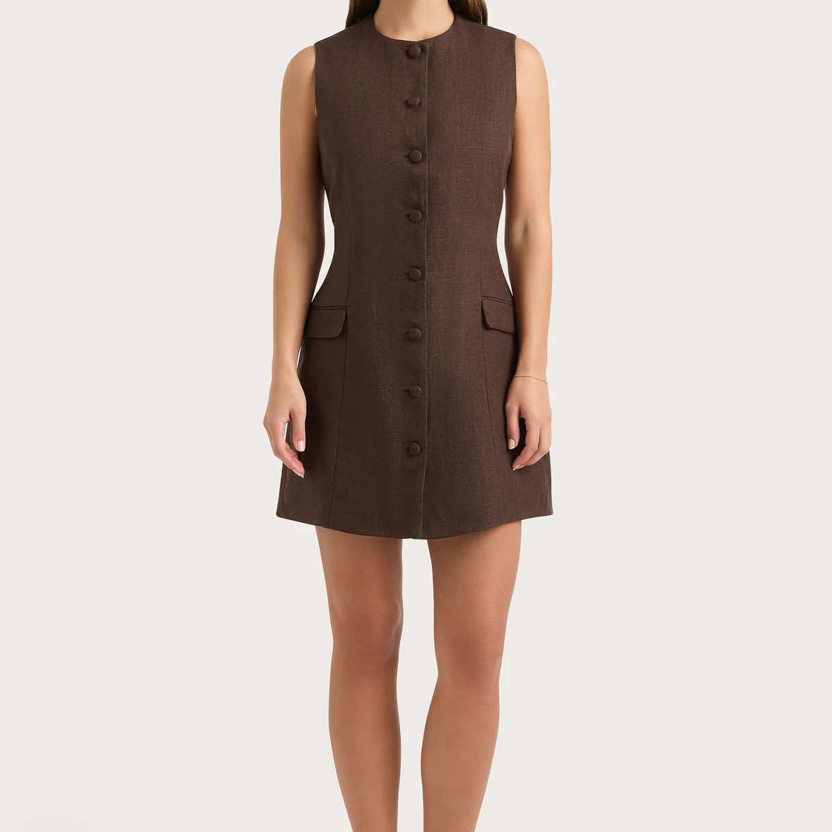 Jane Mini Dress Bistre | Faithfull (AU)