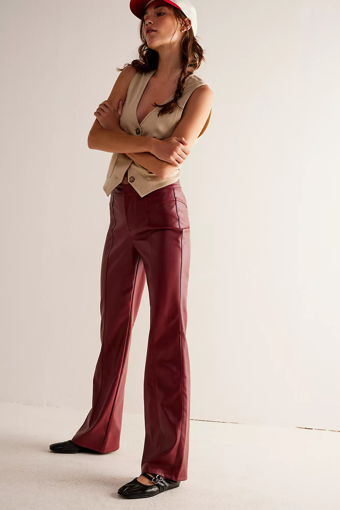 We The Free Uptown High-Rise Vegan Pants | Free People (Global - UK&FR Excluded)
