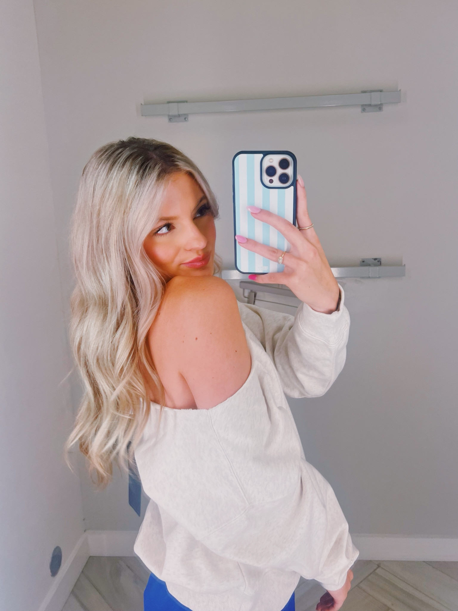 cozy off the shoulder top ☁️ 

#LTKBacktoSchool #LTKActive