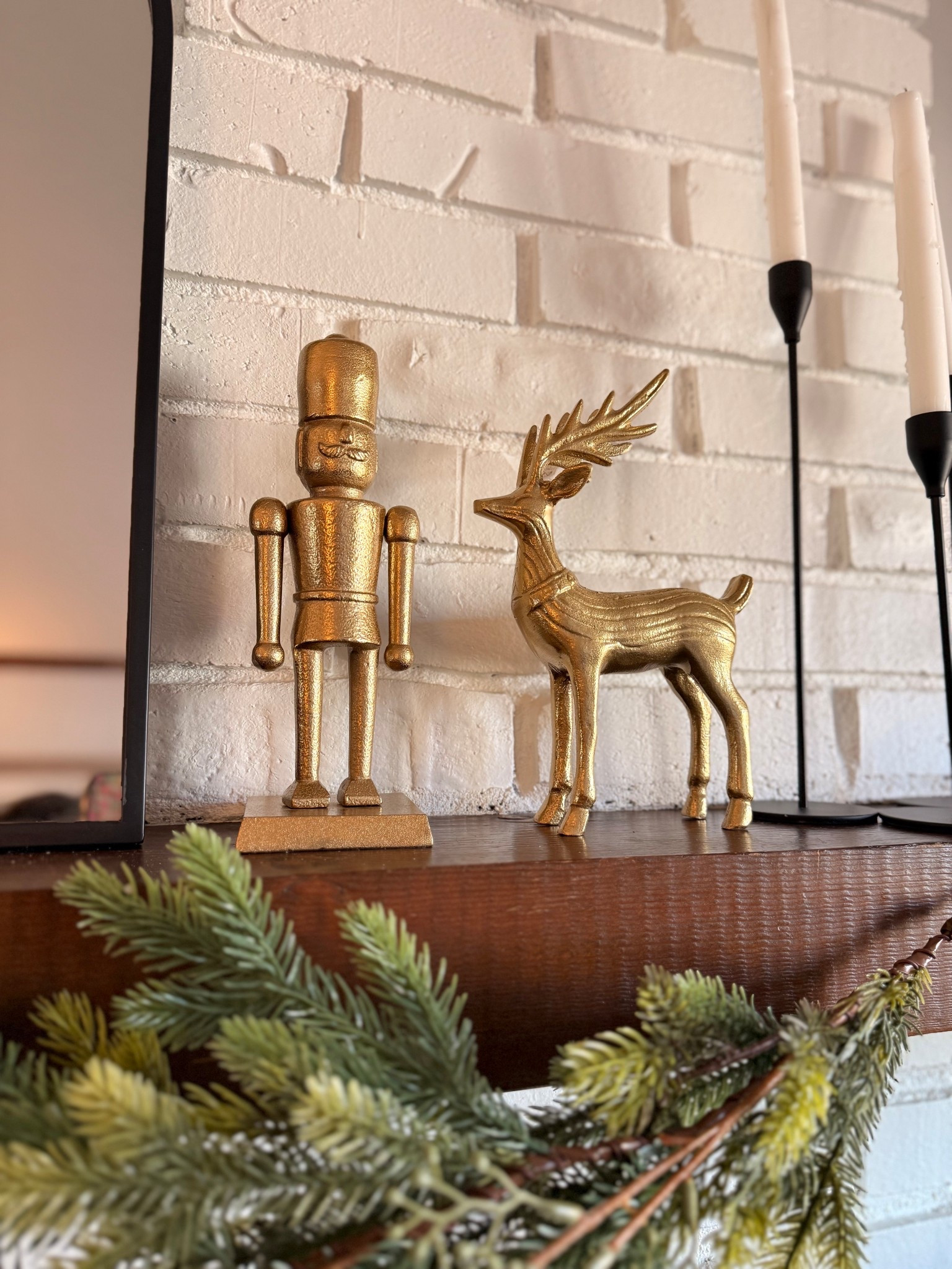 Beautiful metal Christmas deer and nutcracker less than $20 eachh

#LTKHoliday #LTKFindsUnder50 #LTKSeasonal